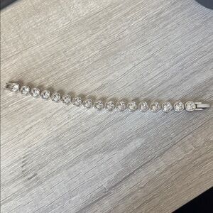 Touchstone Crystal Silver Bracelet